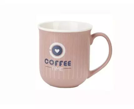 Кружка Coffee Time (белый, бежевый, 9,5)