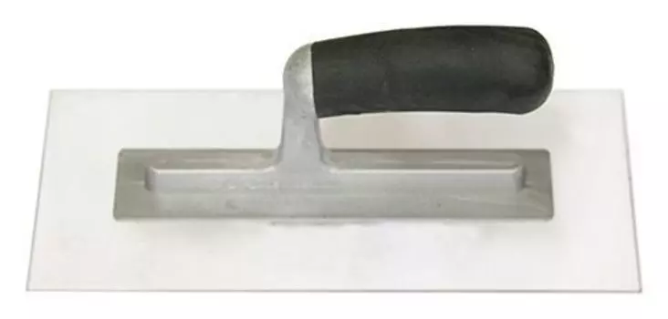 KUHLEN Кельма пластиковая прозрачная для текстурных красок, 140*280 мм