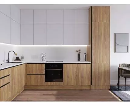 Кухня Бизнес Black Line, угловая, 4700-4900 мм