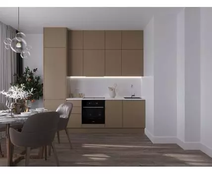 Кухня Комфорт Cappuccino, прямая, 1950-2150 мм