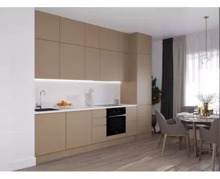 Кухня Комфорт Cappuccino, прямая, 2450-2650 мм