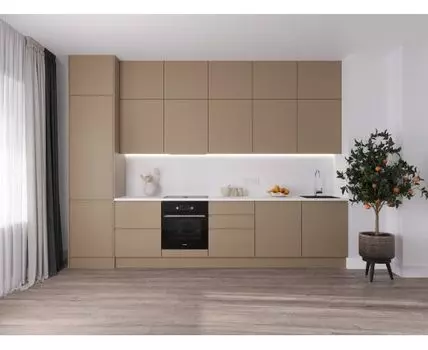 Кухня Комфорт Cappuccino, прямая, 2950-3150 мм