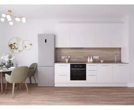 Кухня Стандарт White Gloss, прямая, 2700-2900 мм