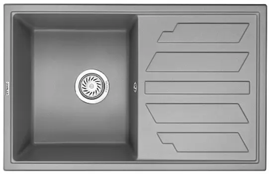 Кухонная мойка Granula GR-8002 алюминиум