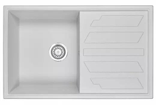Кухонная мойка Granula GR-8002 арктик