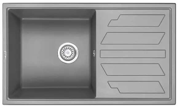 Кухонная мойка Granula GR-8601 алюминиум