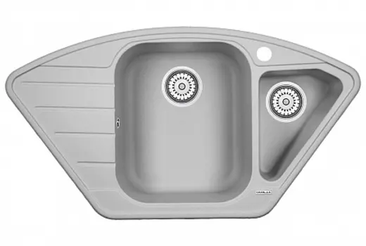 Кухонная мойка Granula GR-9101 алюминиум