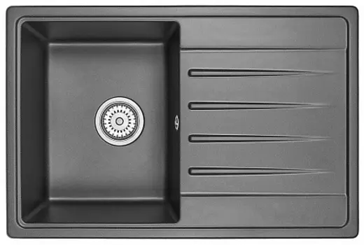 Кухонная мойка Granula Standart ST-7602 черный