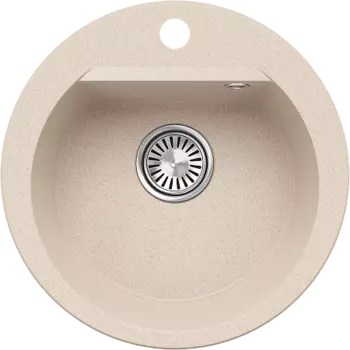 Кухонная мойка Polygran ATOL-460 (№327 Кремовый)