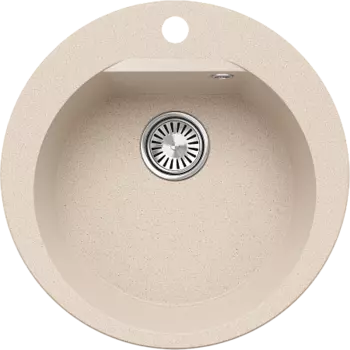 Кухонная мойка Polygran ATOL-520 (№327 Кремовый)