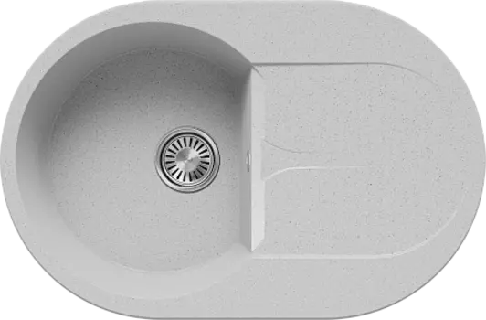 Кухонная мойка Polygran ATOL-760 №314 (Светло-серый)