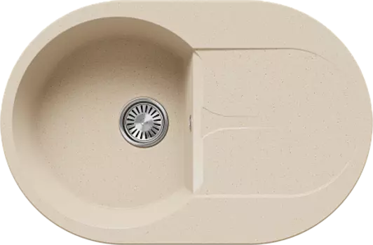 Кухонная мойка Polygran ATOL-760 (№328 Опал)