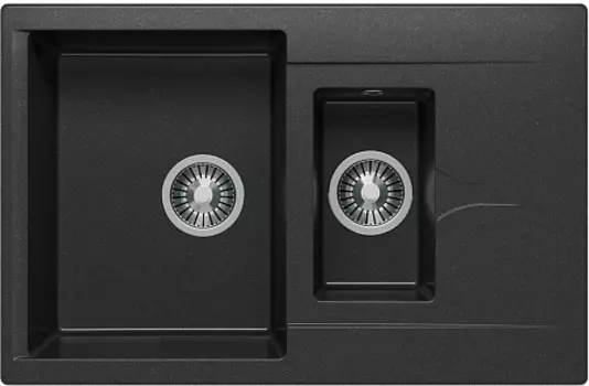 Кухонная мойка Polygran BRIG-770 (№16 (Черн))