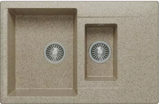 Кухонная мойка Polygran BRIG-770 (№302 (Песоч))