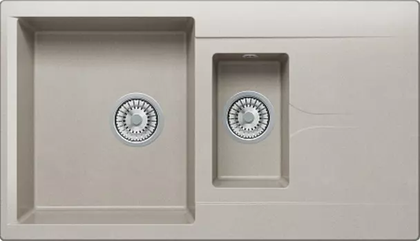 Кухонная мойка Polygran BRIG-870 (№14 (Серый))