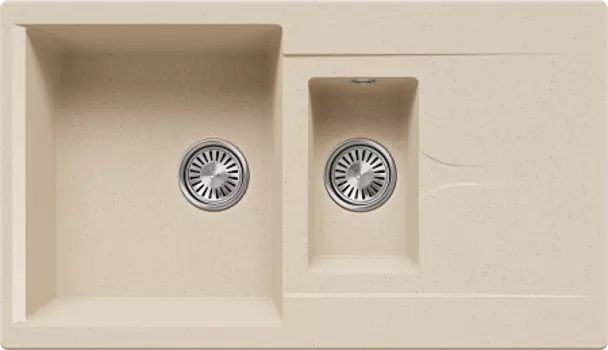 Кухонная мойка Polygran BRIG-870 (№328 Опал)