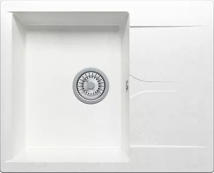 Кухонная мойка Polygran GALS-620 (№36 (Белый Хлопок))