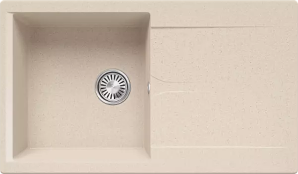 Кухонная мойка Polygran GALS-860 (№327 Кремовый)