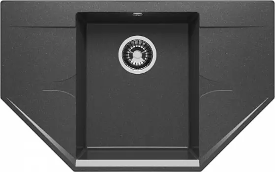 Кухонная мойка Polygran RIFF-800 (№16 (Черн))