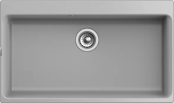 Кухонная мойка RIVELATO AXEL 90 1-чаша 870*520мм grigio metallizzato