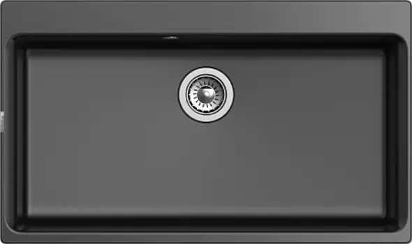 Кухонная мойка RIVELATO AXEL 90 1-чаша 870*520мм nero