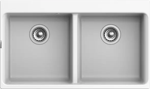 Кухонная мойка RIVELATO AXEL 90-2D 2-чаши 870*520мм brina