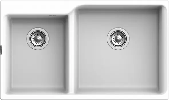 Кухонная мойка RIVELATO AXEL 90D 2-чаши 870*520мм brina