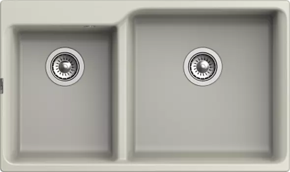 Кухонная мойка RIVELATO AXEL 90D 2-чаши 870*520мм topazio