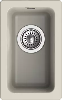 Кухонная мойка RIVELATO BERKANA 25 подст.монтаж 1-чаш 305*455 topazio