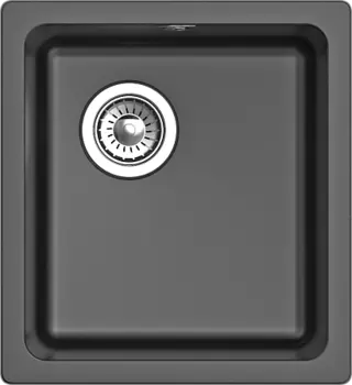 Кухонная мойка RIVELATO BERKANA 35 подст.монтаж 1-чаш 415*455 antracite