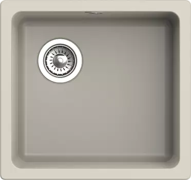 Кухонная мойка RIVELATO BERKANA 45 подст.монтаж 1-чаш 485*455 topazio