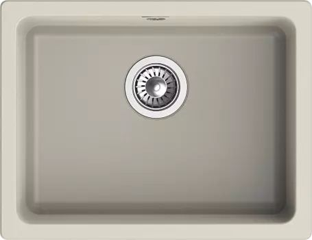 Кухонная мойка RIVELATO BERKANA 50 подст.монтаж 1-чаш 560*430 topazio