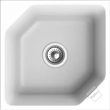 Кухонная мойка RIVELATO LOCUS 50 1-чаш 500*500 brina