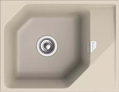 Кухонная мойка RIVELATO LOCUS 65 1-чаш 650*500 beige scuro