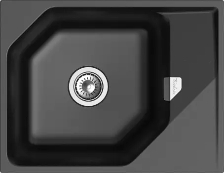 Кухонная мойка RIVELATO LOCUS 65 1-чаш 650*500 nero