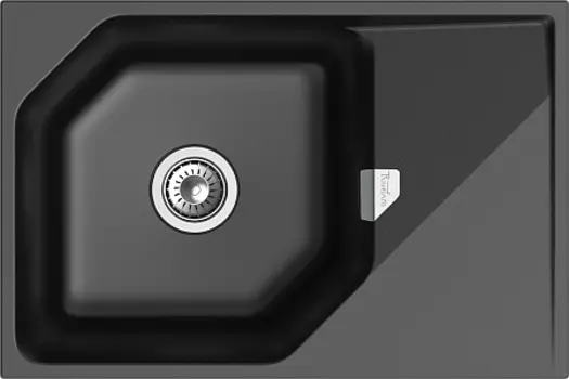 Кухонная мойка RIVELATO LOCUS 75 1-чаш 750*500 nero