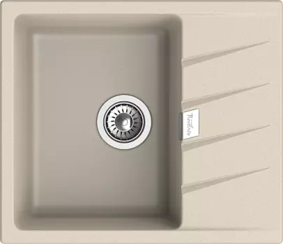Кухонная мойка RIVELATO RAUM 58 1-чаша 580*500мм beige scuro