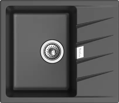 Кухонная мойка RIVELATO RAUM 58 1-чаша 580*500мм antracite