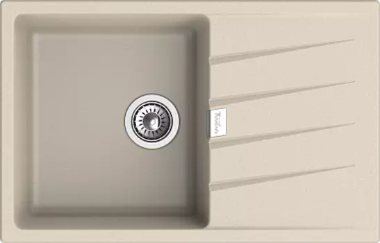 Кухонная мойка RIVELATO RAUM 78 1-чаша 780*500мм beige scuro