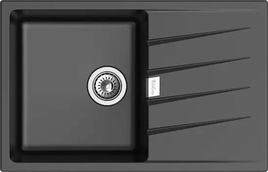 Кухонная мойка RIVELATO RAUM 78 1-чаша 780*500мм nero