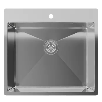 Кухонная мойка Rivelato Rinox 5450 нерж.сталь 1 чаша 540*500*200 мм арт.5450