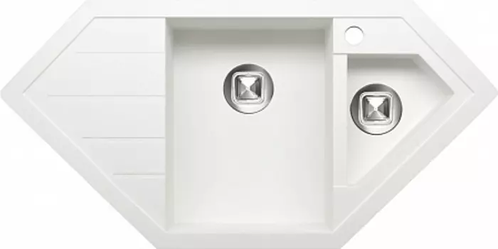 Кухонная мойка TOLERO Classic R-114 (№923 (Белый))