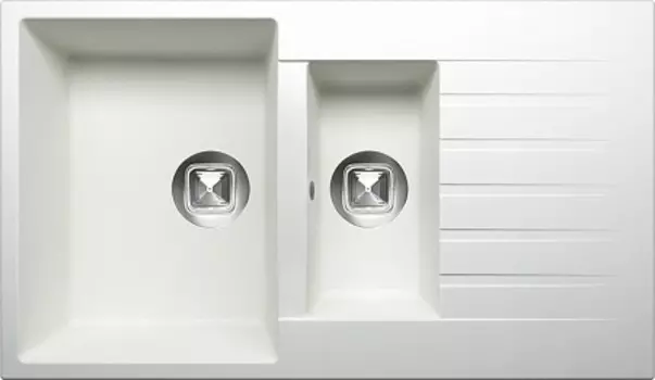 Кухонная мойка TOLERO Classic R-118 (№923 (Белый))