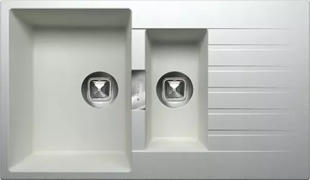 Кухонная мойка TOLERO Loft TL-860 (№923 (Белый))