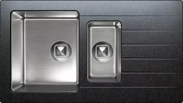 Кухонная мойка TOLERO Twist TTS-890K (№911 (Черн))