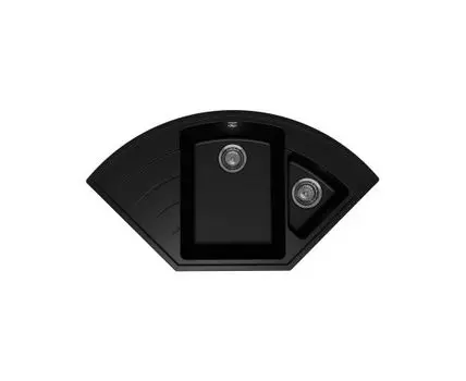 Кухонная мойка Ulgran Quartz Marta 1000-07, уголь