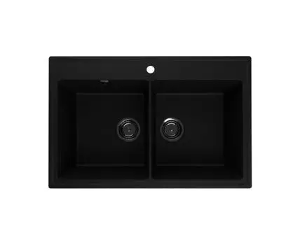Кухонная мойка Ulgran Quartz Ruma 780-07, уголь