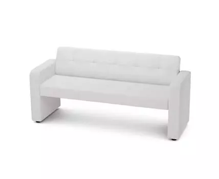 Кухонный диван Бариста (Текстиль, Белый)