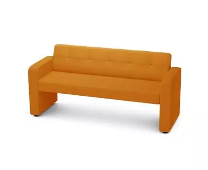 Кухонный диван Бариста (Текстиль, оранжевый)