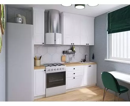 Кухонный гарнитур Бьянка 150 см (249, 57, Прямые, Белый, 150)